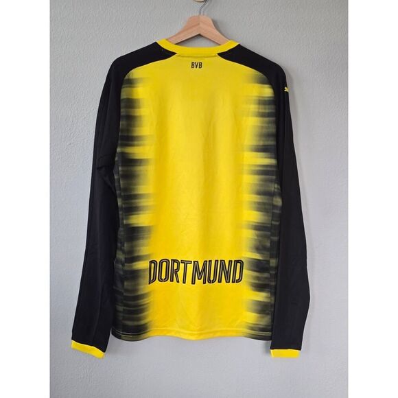 BVB Dortmund 16-18 Sample Jersey LS Puma M Rare Gradient Evonik Kit NWOT Soccer - Picture 5 of 9